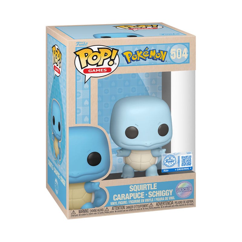 Pokemon POP! Games Vinyl Figure Squirtle (SftClr) 9 cm