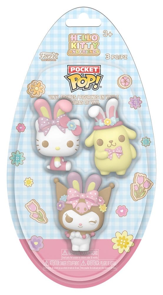 Hello Kitty Pocket POP! Vinyl Figure Easter Egg 3-Pack HK 4 cm