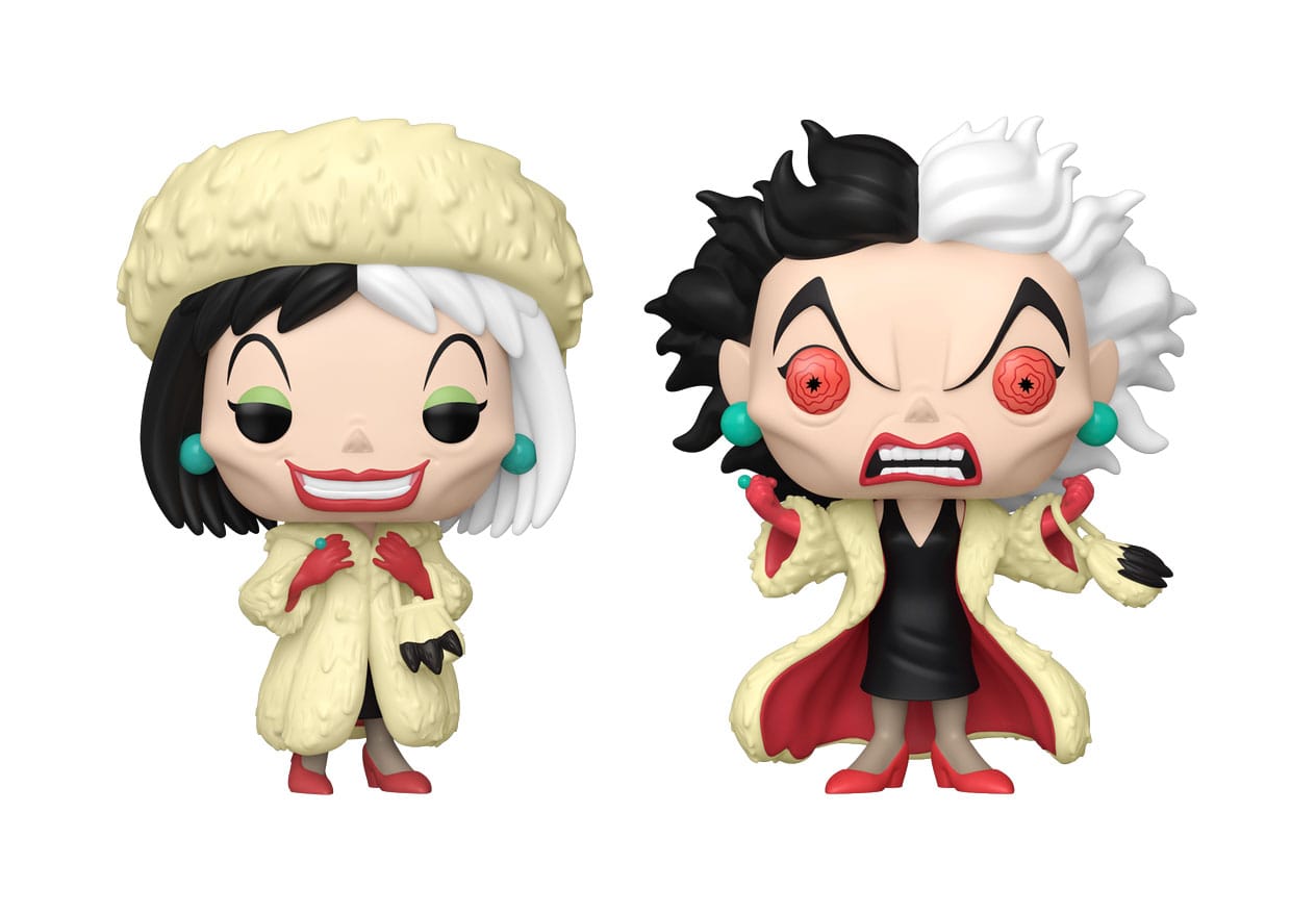 One Hundred and One Dalmatians POP! Vinyl Figures Cruella De Vil with Chase 9 cm Assortment (6)