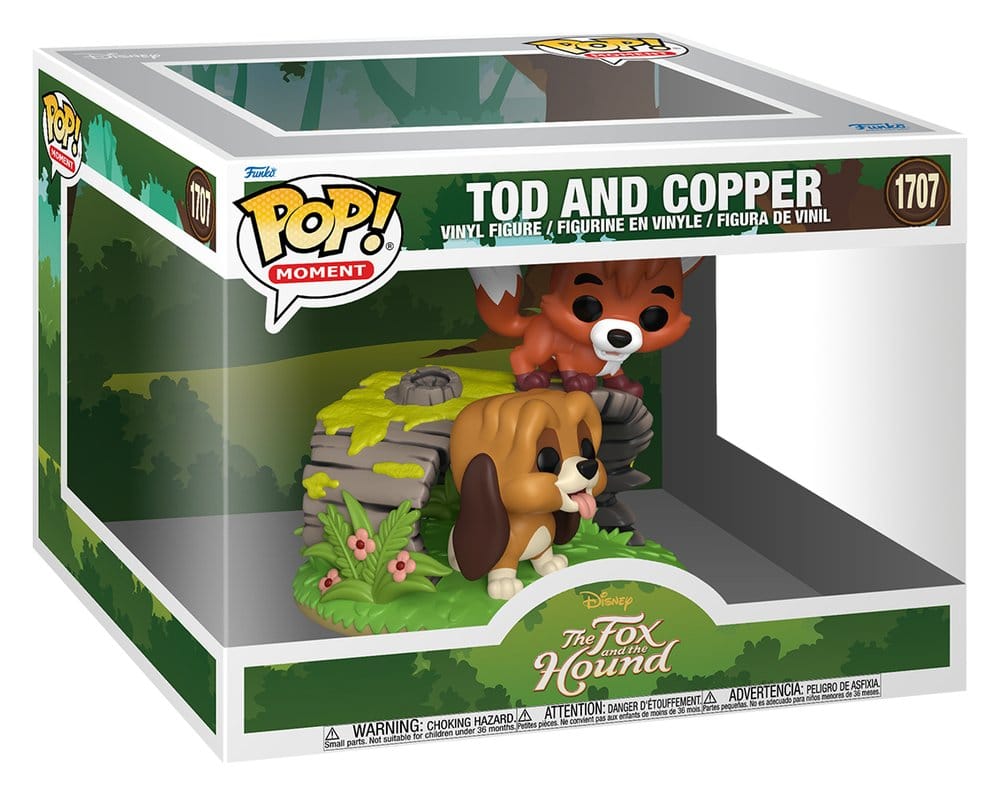 The Fox and the Hound POP Moments Vinyl Figures Tod & Copper 9 cm