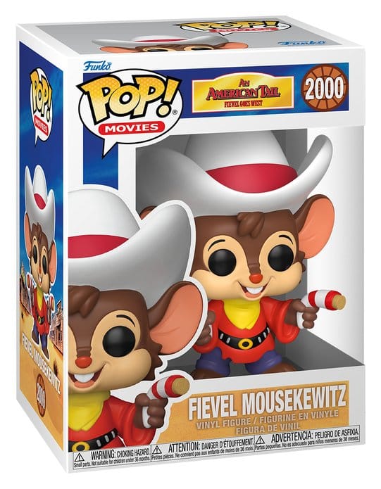 An American Tail: Fievel Goes West POP Vinyl Figure Fievel Mousekewitz 9 cm