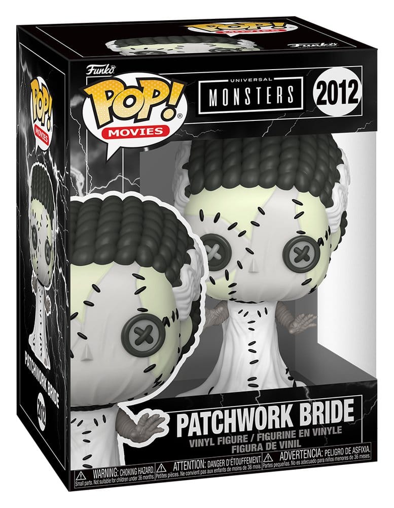 Universal Monsters Patchwork POP! Movies Vinyl Figure Bride of Frankenstein 9 cm
