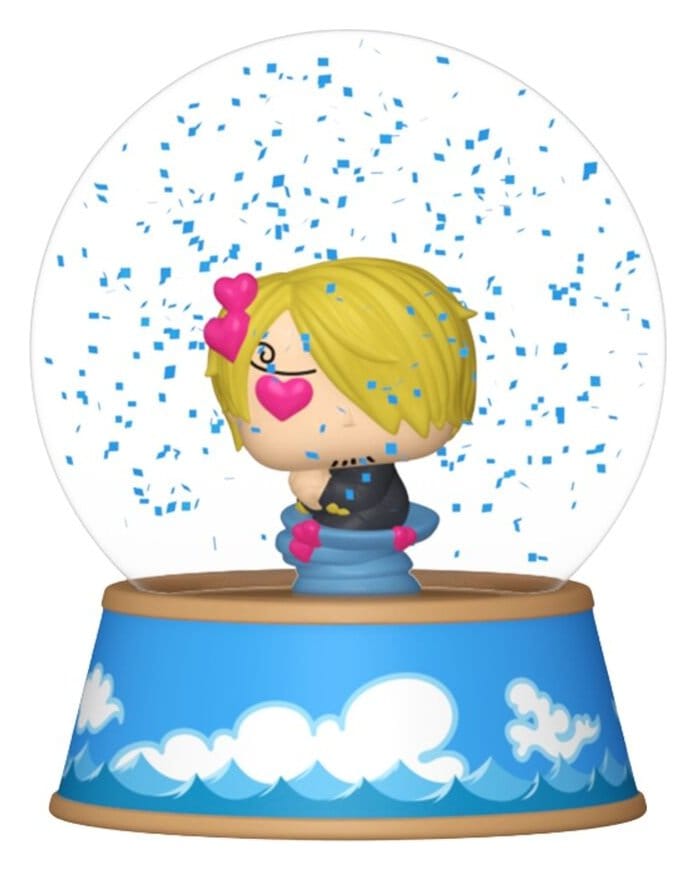 One Piece Mini Figures Glitter Globes PDQ 5 cm Display (12)