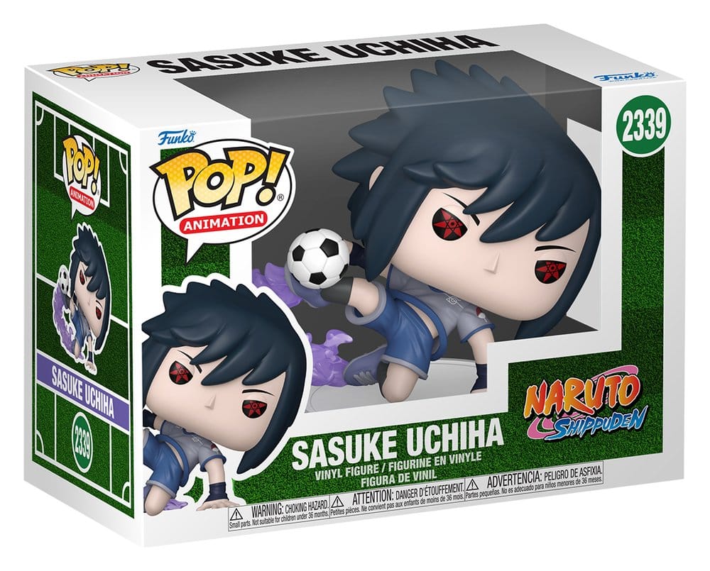 Naruto Soccer POP! Football Vinyl Figure Sasuke 9 cm