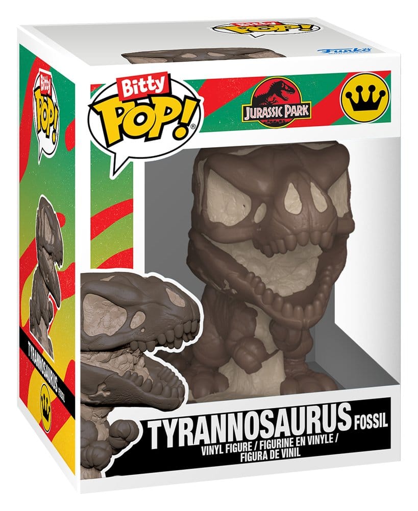 Jurassic Park Bitty POP! Vinyl Figure 2-Pack Tyrannosaurus Fossil & Dilophosaurus 2 cm