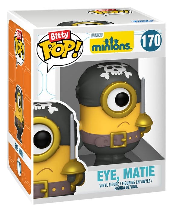 Minions Bitty POP! Vinyl Figures 2-Pack Bride Kevin & Eye, Matie 2 cm