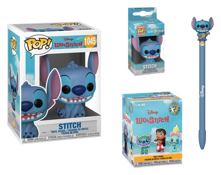 Lilo & Stitch POP! Vinyl Figure 4-Pack Stitch Bundle 9 cm