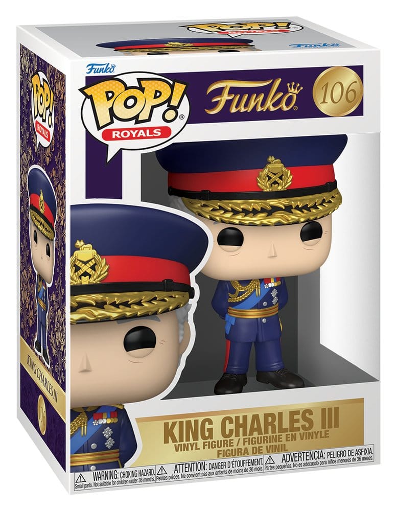 Royal Family Pop! Icons Vinyl Figure King Charles III with Chase 9 cm Assortment (6)