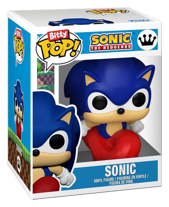 Sonic the Hedgehog Bitty POP! & Accessory Vinyl Figure 2-Pack Sonic w/KCHN 2 cm