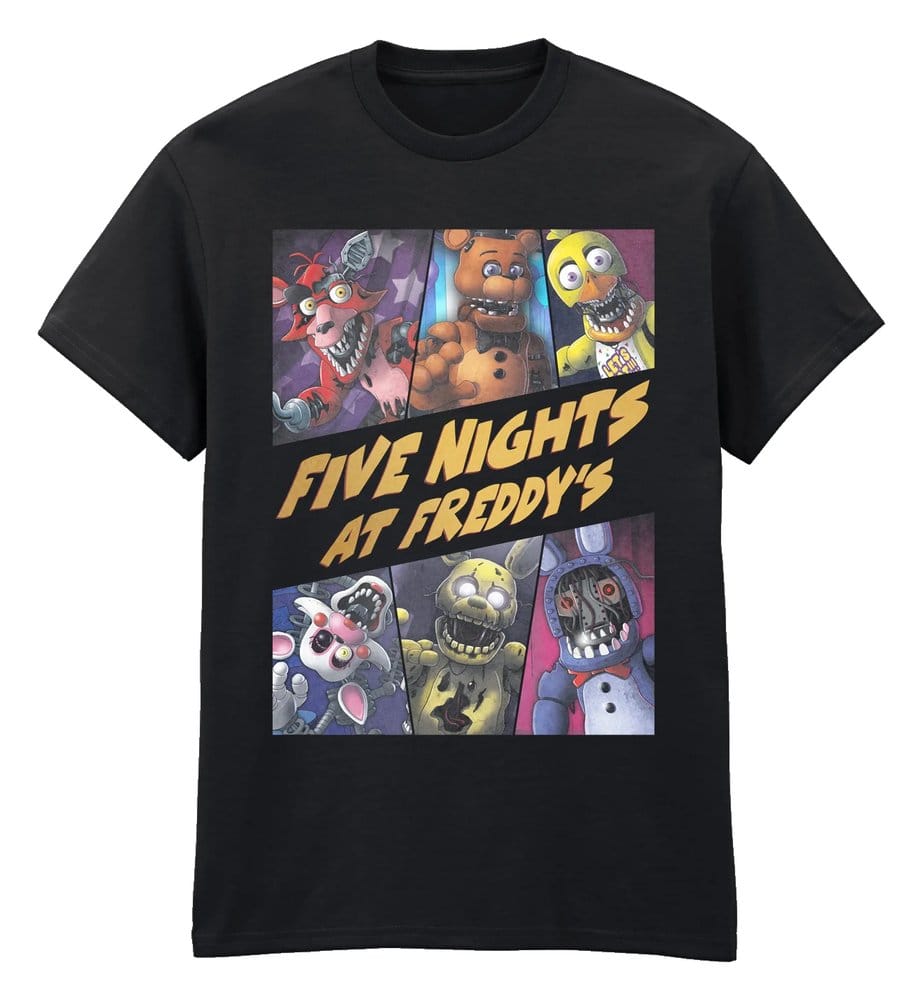Five Nights at Freddy’s T-Shirt Withered Group Black Size S