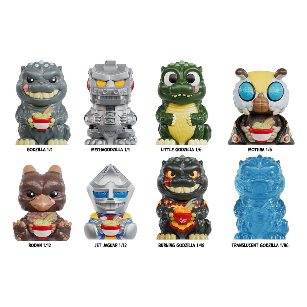 Godzilla + Rokimoto Mini Figures 10 cm Display (12)