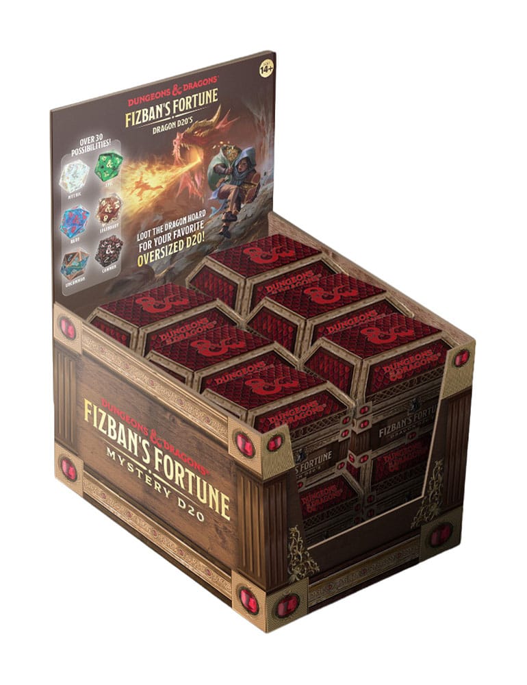 Dungeons & Dragons Blind Mystery Box Dice Fizban's Treasure d20 25 mm