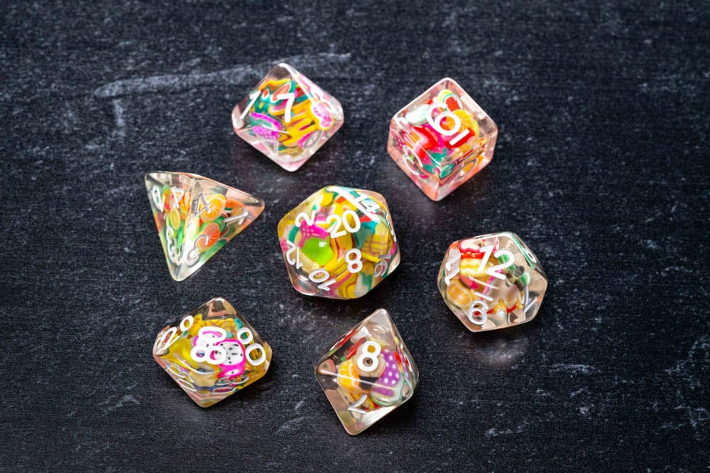 FanRoll  Dice Set Fruit (7)