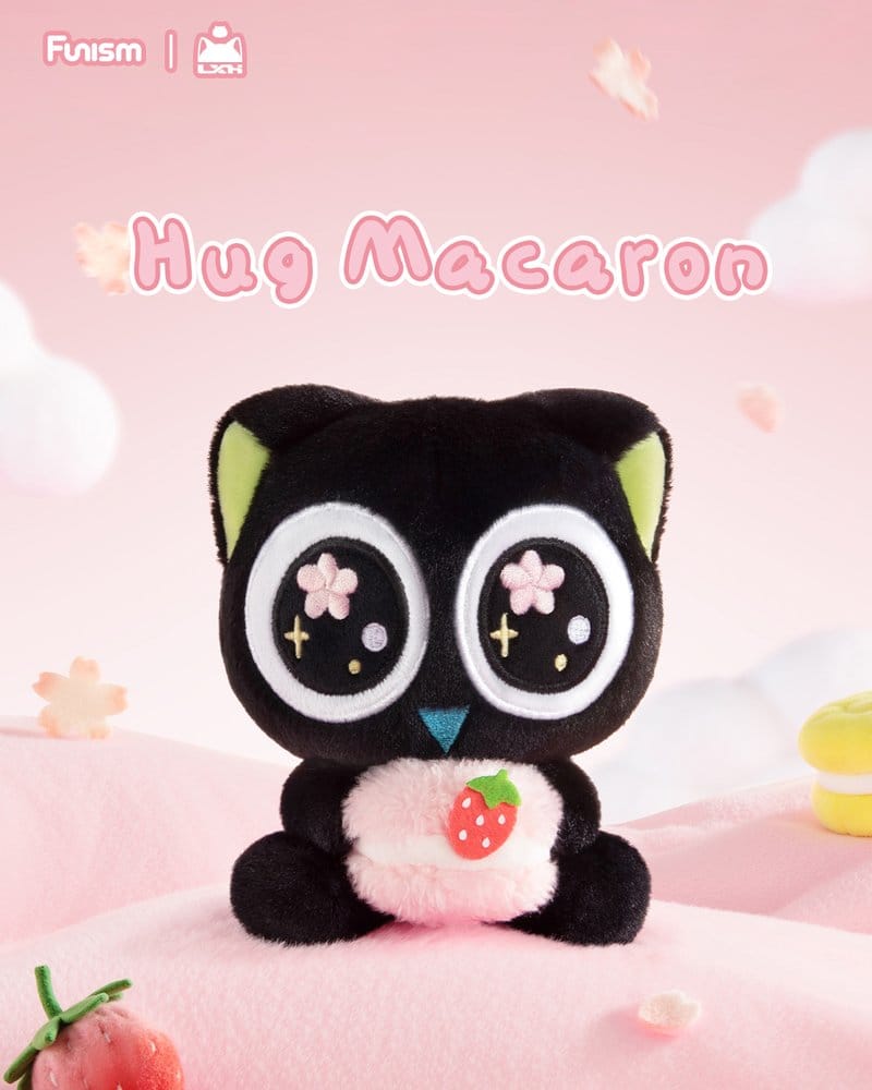 Luo Xiaohei Hug Series Plush Keyring Blind Box Display (6)