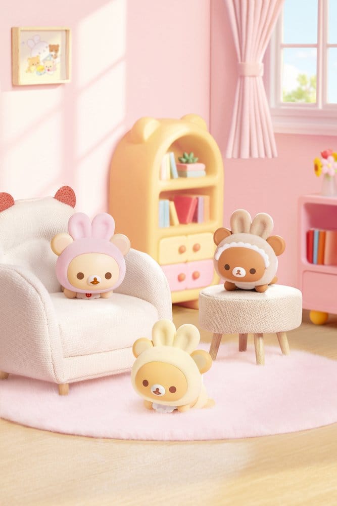 Rilakkuma Nuonuo Baby Series Blind Box Mini Figures Cubby Face Display (4)