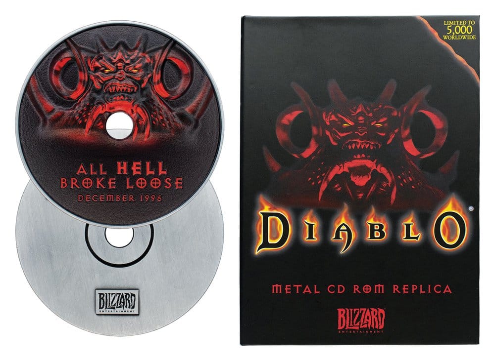 Diablo Replica 30th Anniversary CD-ROM Limited Edition 11 cm