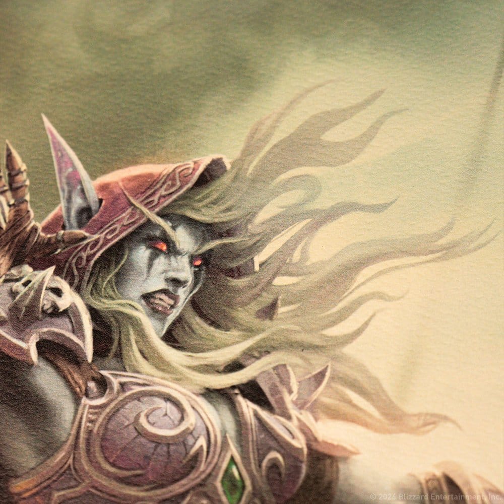 World of Warcraft Art Print Sylvanas vs Anduin Wrynn Limited Edition 42 x 30 cm
