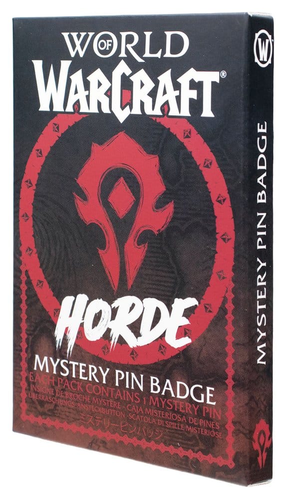 World of Warcraft Mystery Pin Badges Horde Blind Box Display (12)