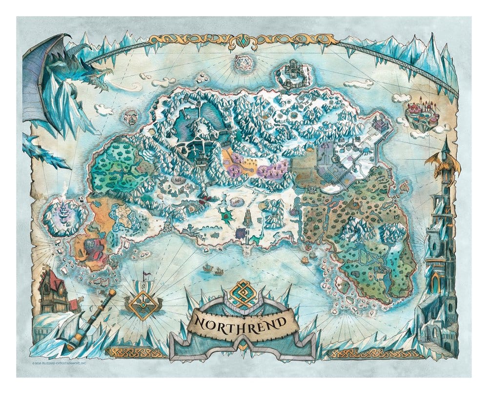 World of Warcraft Art Print Set Limited Edition 42 x 30 cm