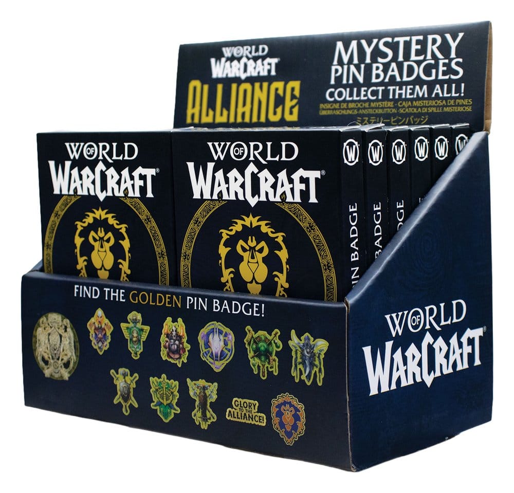 World of Warcraft Alliance Pin Badges Blind Box Display (12)