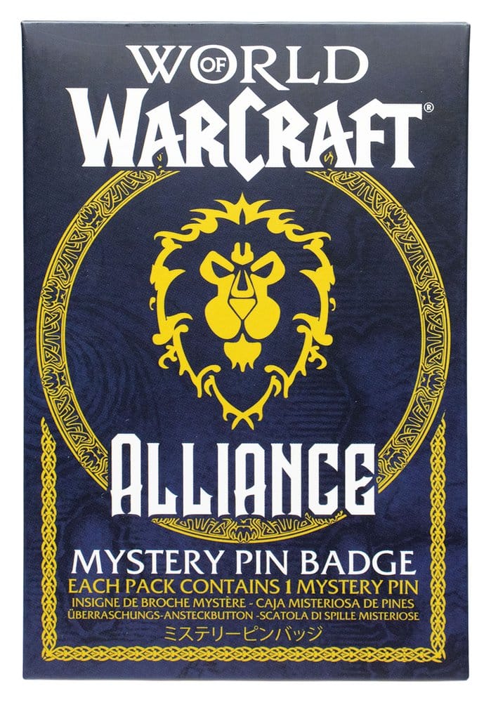 World of Warcraft Alliance Pin Badges Blind Box Display (12)