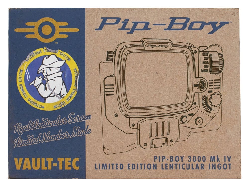 Fallout Ingot Pip-Boy Limited Edition Lenticular Mysterious Stranger Variant