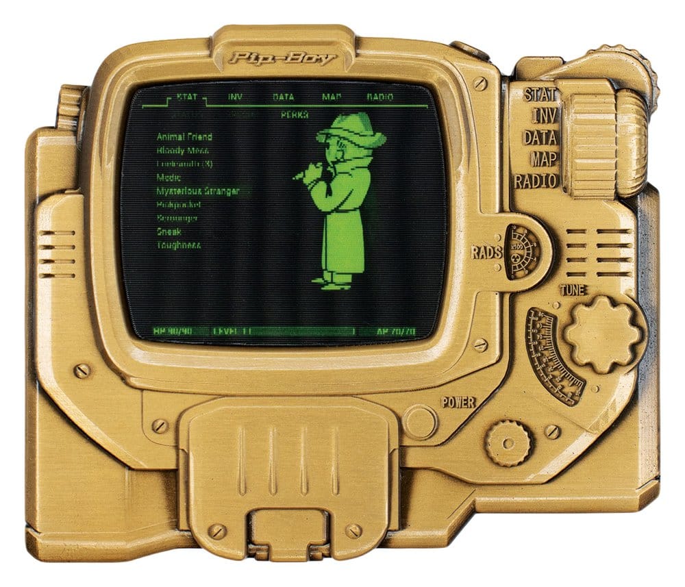 Fallout Ingot Pip-Boy Limited Edition Lenticular Mysterious Stranger Variant
