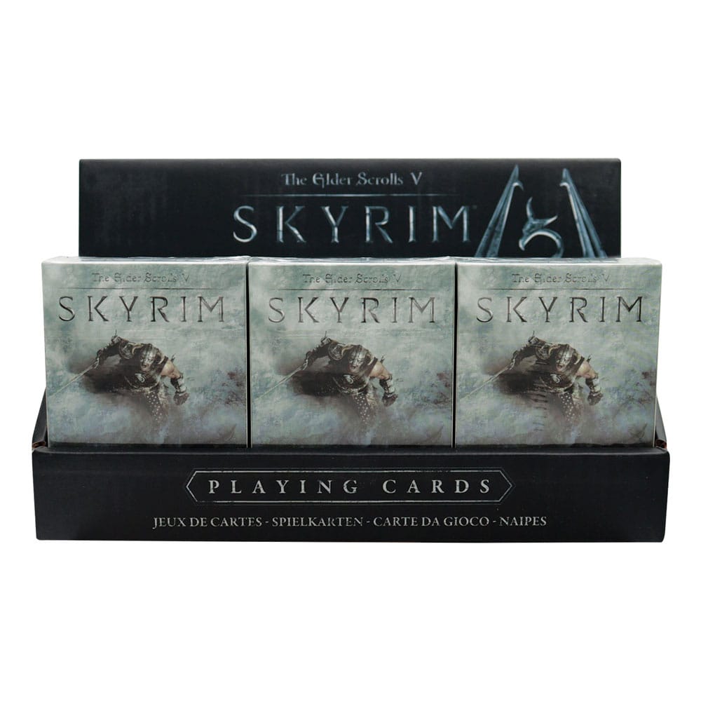 Elder Scrolls Skyrim Playing Cards Display (12)