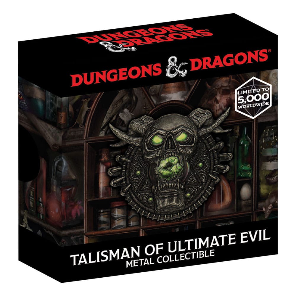 Dungeons &amp; Dragons-Medaillon und Kunstkarte Talisman of Ultimate Evil Limited Edition