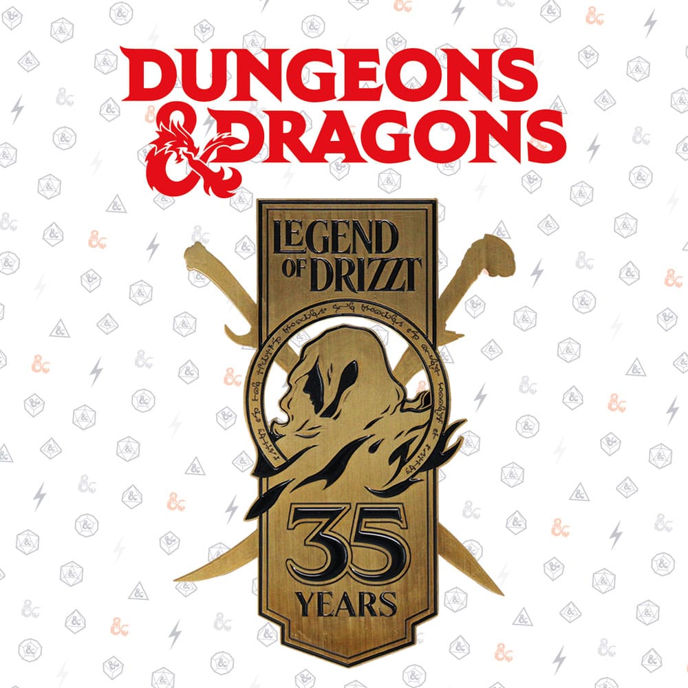 Dungeons &amp; Dragons Metal Card 35th Anniversary Legend of Drizzt Limited Edition
