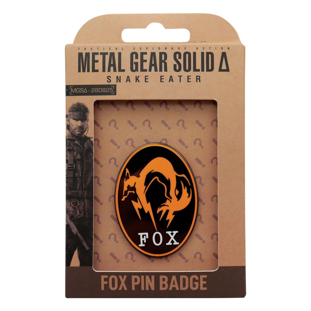 Metal Gear Solid Delta Pin Badge Fox Limited Edition
