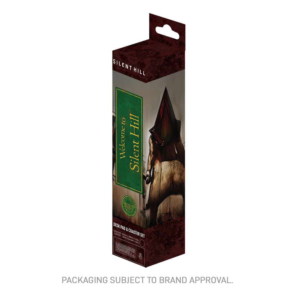 Silent Hill Schreibtischunterlage und Untersetzer-Set