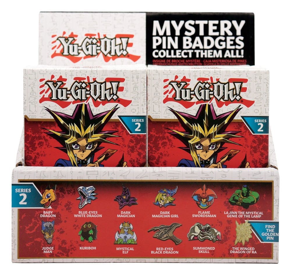 Yu-Gi-Oh! Mystery Pin Badges Volume 2 Blind Box Display (12)