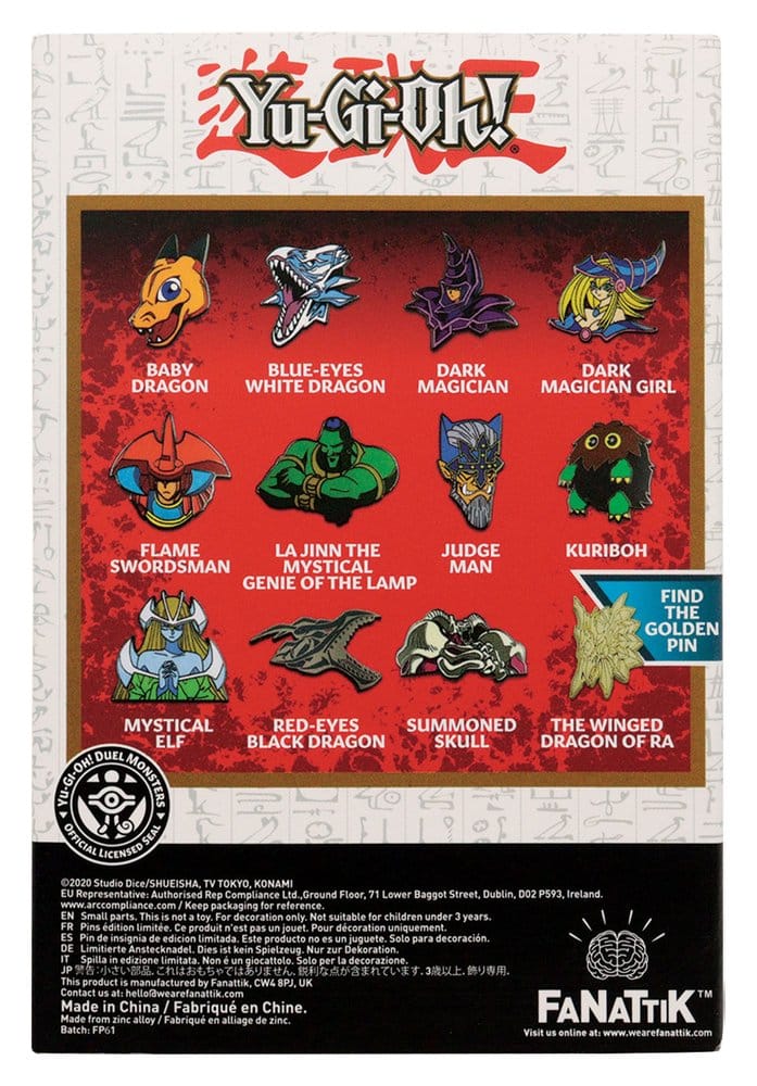 Yu-Gi-Oh! Mystery Pin Badges Volume 2 Blind Box Display (12)