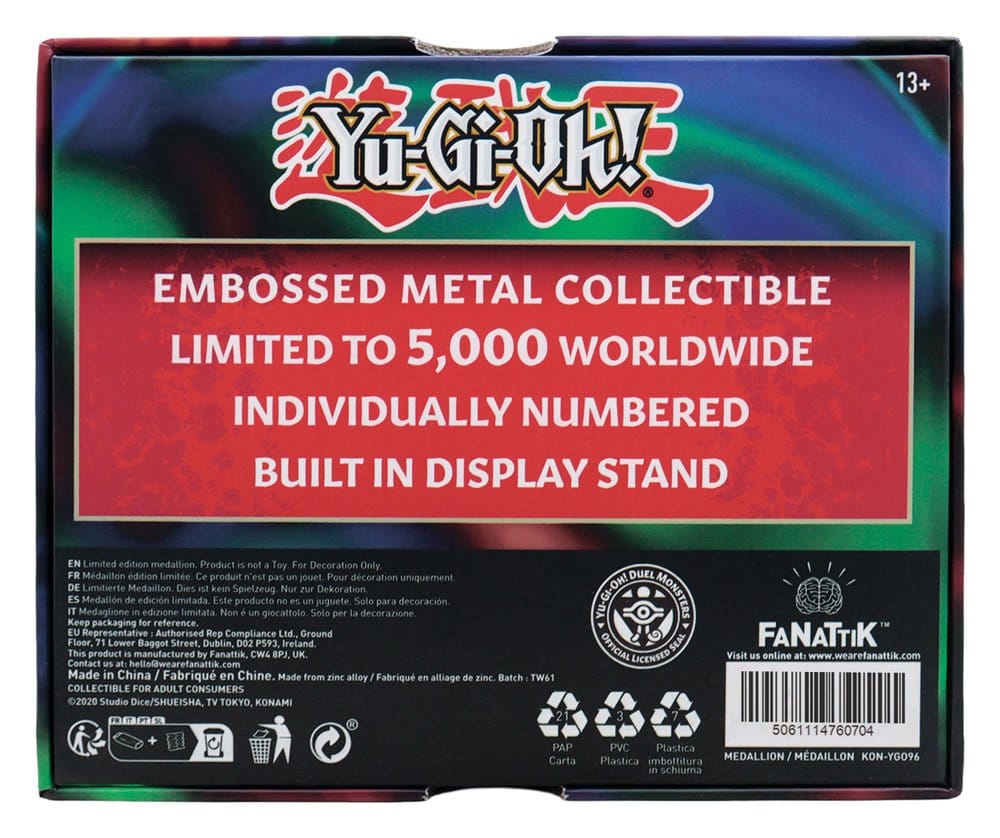 Yu-Gi-Oh! Medallion Exodia Head Limited Edition