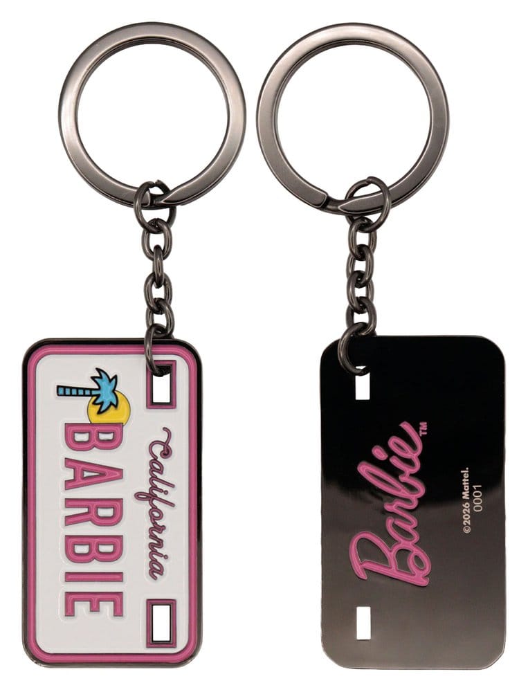 Barbie License Plate Keyring Limited Edition