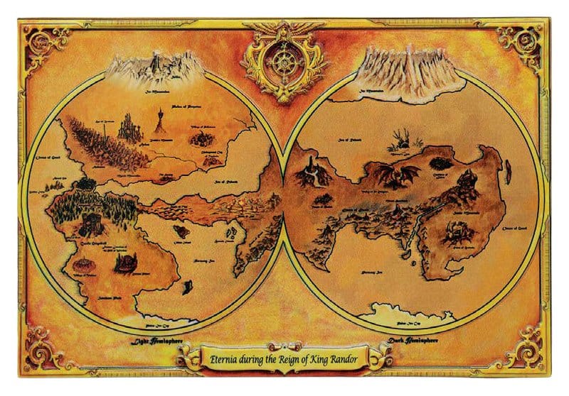 Masters of the Universe Replica Metal Map of Eternia Limited Edition 10 x 15 cm