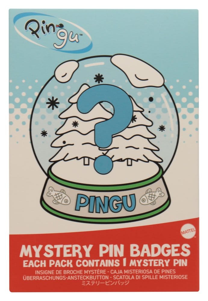 Pingu Mystery Pin Badges Blind Box Display (12)