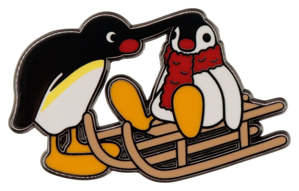 Pingu Mystery Pin Badges Blind Box Display (12)