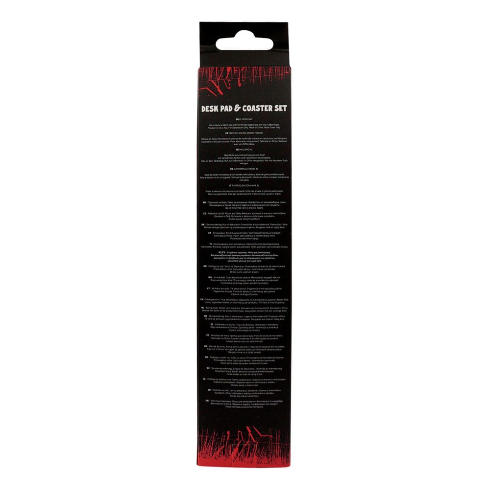 Stranger Things Desk Pad & Coaster Set Hellfire Club
