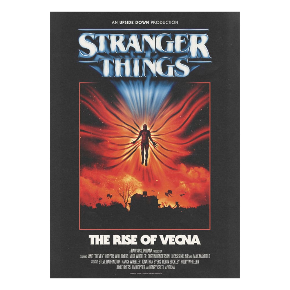 Stranger Things Art Print The Rise of Vecna Limited Edition 42 x 30 cm