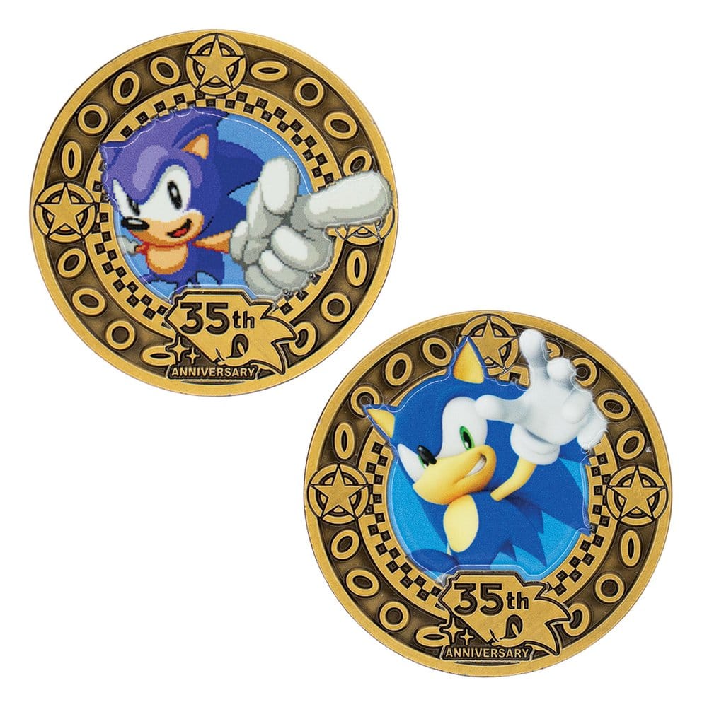 Sonic the Hedgehog Collectable Coin 35th Anniversary Limited Edition