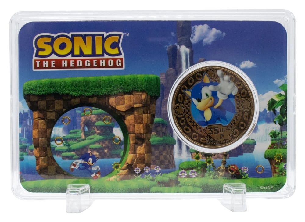 Sonic the Hedgehog Collectable Coin 35th Anniversary Limited Edition