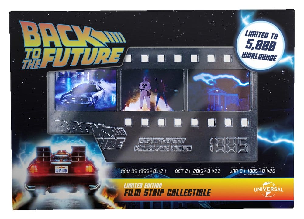 Back to the Future Ingot Metal Film Strip Collectible Limited Edition