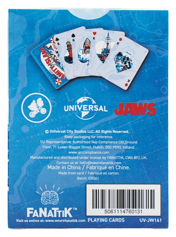 Jaws Playing Cards Display (12 Packs)