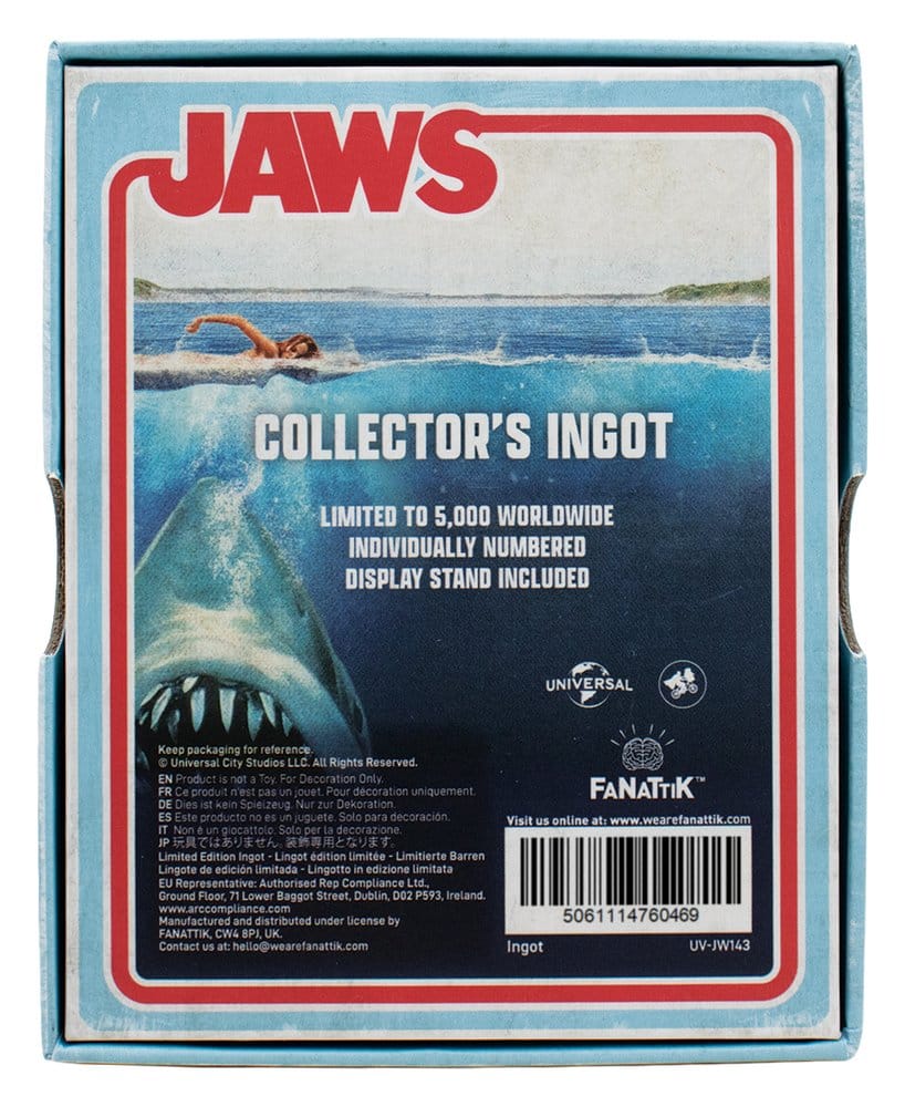 Jaws Ingot Stained Glass-Style Limited Edition