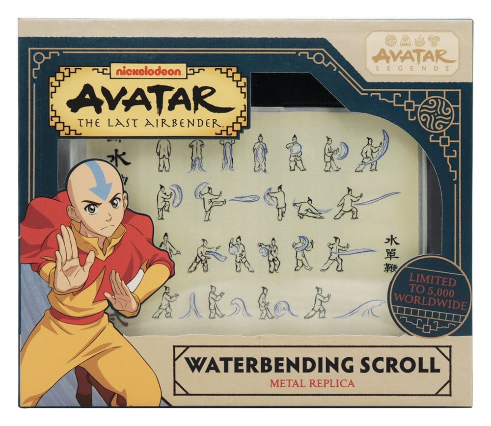 Waterbender Scroll Avatar: The Last Airbender Replica Waterbending Scroll