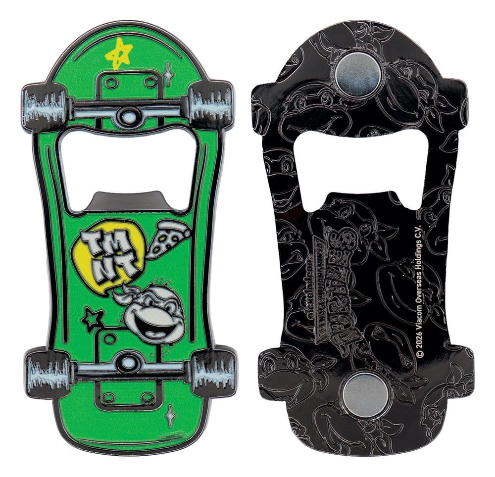 Teenage Mutant Ninja Turtles Bottle Opener Magnetic Skateboard
