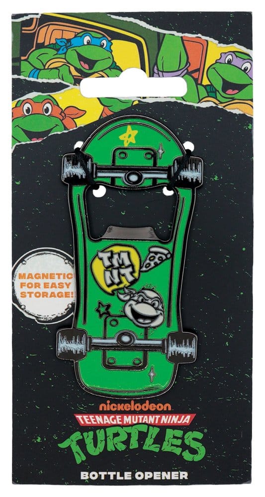 Teenage Mutant Ninja Turtles Bottle Opener Magnetic Skateboard