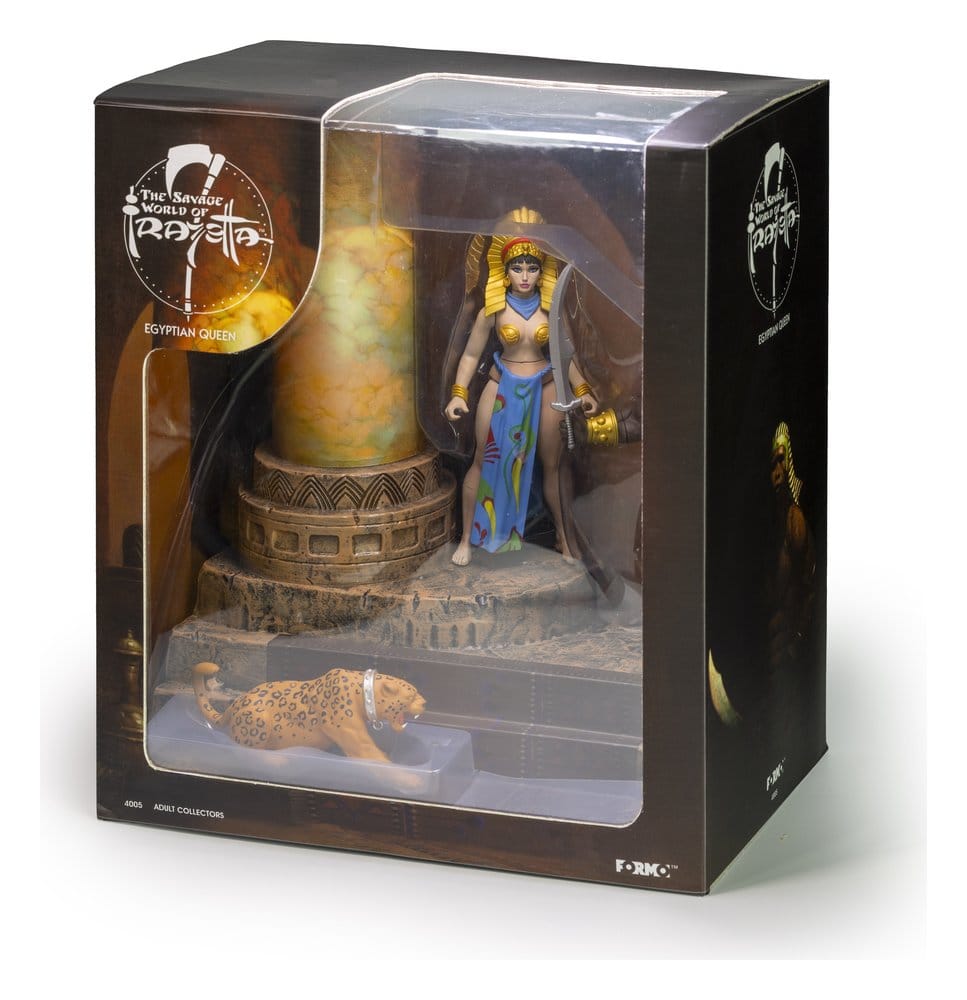 The Savage World of Frazetta Action Figure Set Egyptian Queen & The Guard (Museum Edition) 14 cm